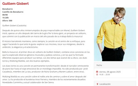 concert guillem gisbert benabarre