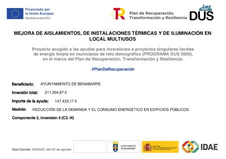 Imagen Programa DUS 5000. Ayudas para inversiones a proyectos singulares...